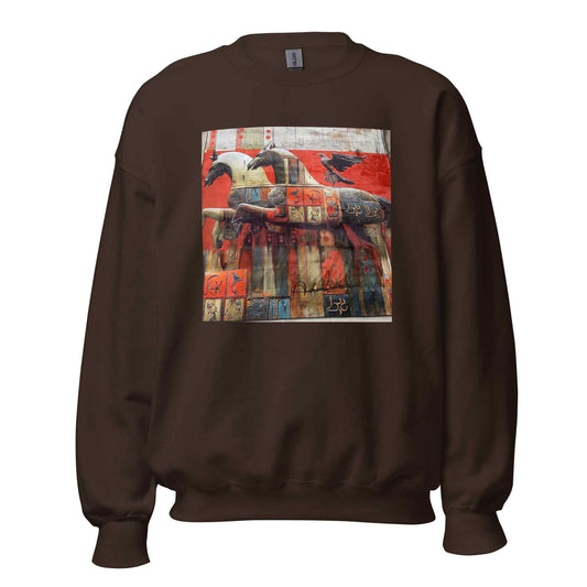Unisex Sweatshirt — Wearable Art by Ahmed Allawi (Classic Crew)my art Allawimy art Allawi