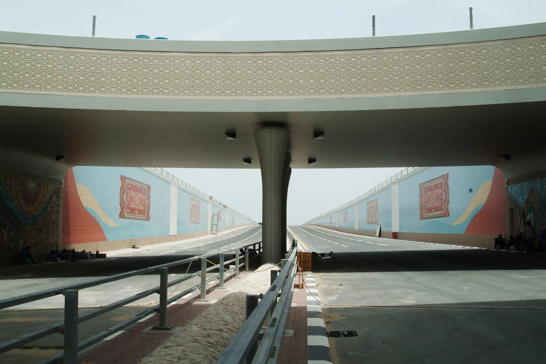 Passport Tunnel Decoration — Doha: Ahmed Allawi's Large-Scale Ceramic Art Project
