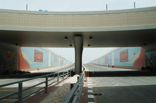 Passport Tunnel Decoration — Doha: Ahmed Allawi's Large-Scale Ceramic Art Project