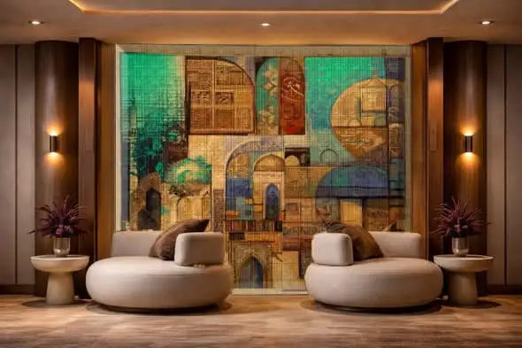 Dancing Horses Wall Carpet — Original Design