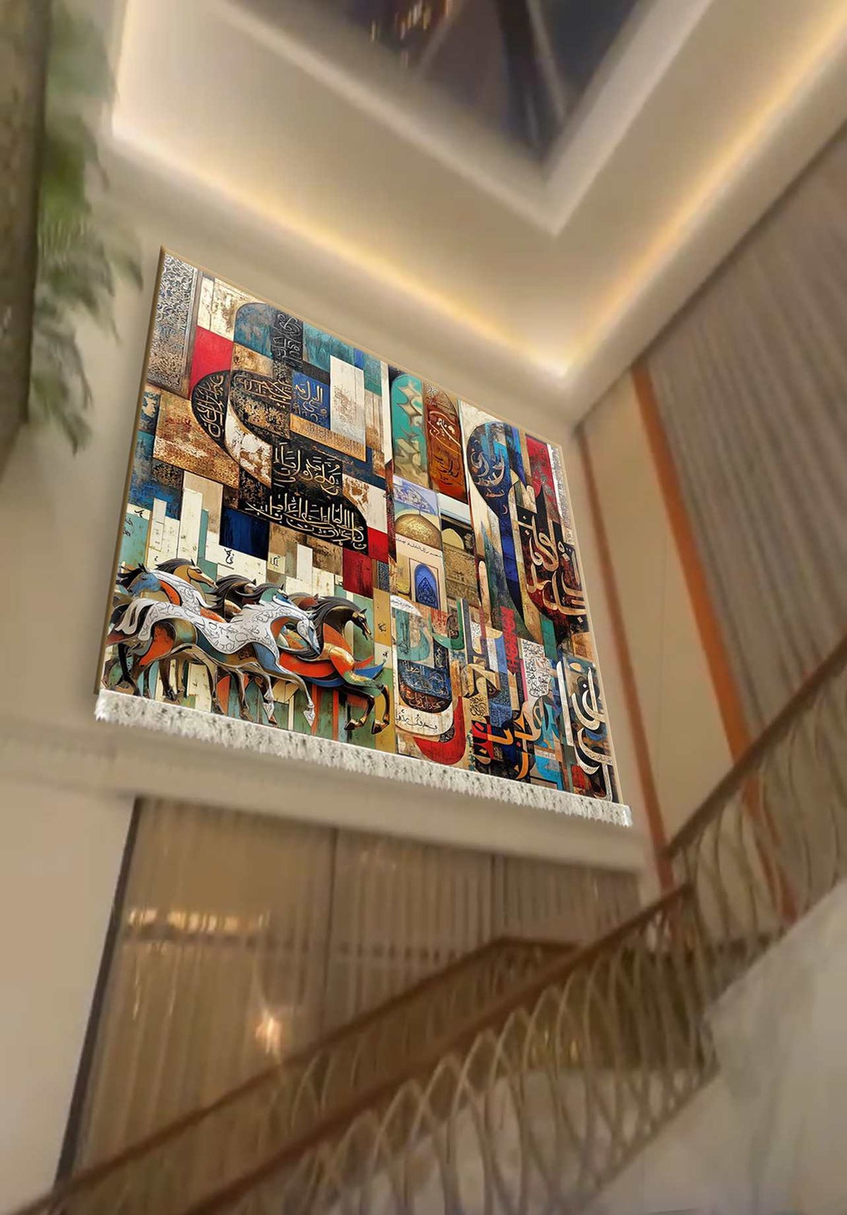 Dancing Horses Wall Carpet — Original Design