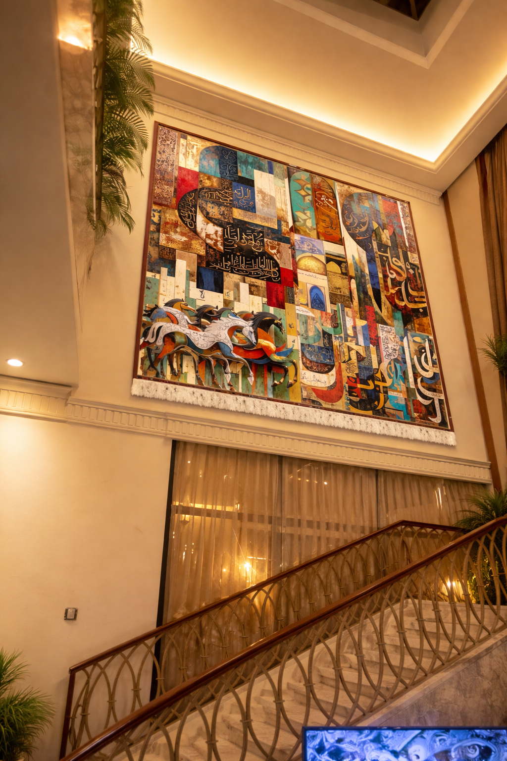 Dancing Horses Wall Carpet — Original Design