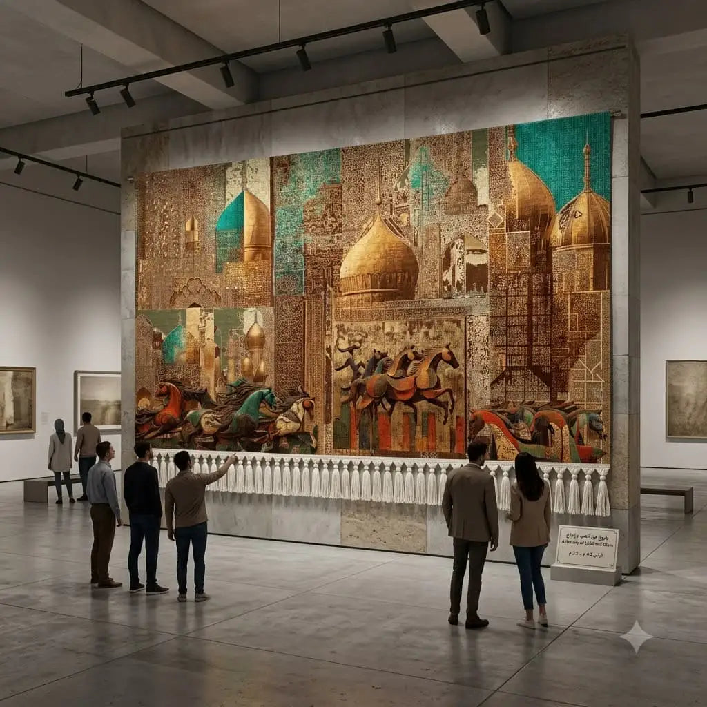 Dancing Horses Wall Carpet — Original Design