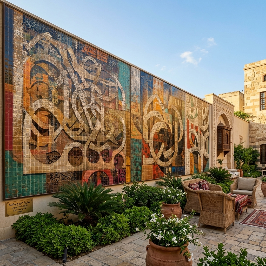 رؤية فنية 2: أحصنة زجاج معشّق ملوّن في صالة معرض | Vision 2: Stained-Glass Horses in a Gallery