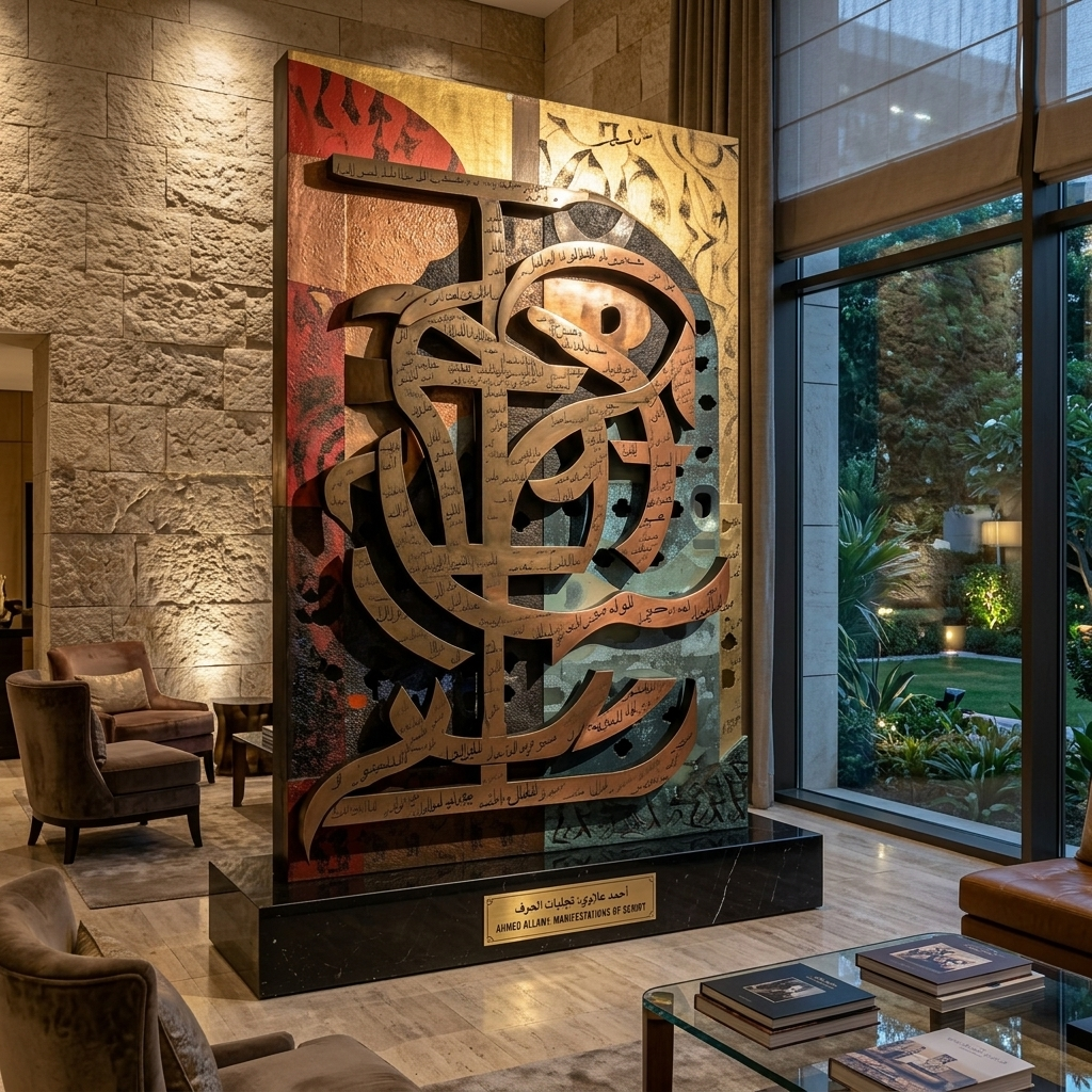 رؤية فنية 2: أحصنة زجاج معشّق ملوّن في صالة معرض | Vision 2: Stained-Glass Horses in a Gallery