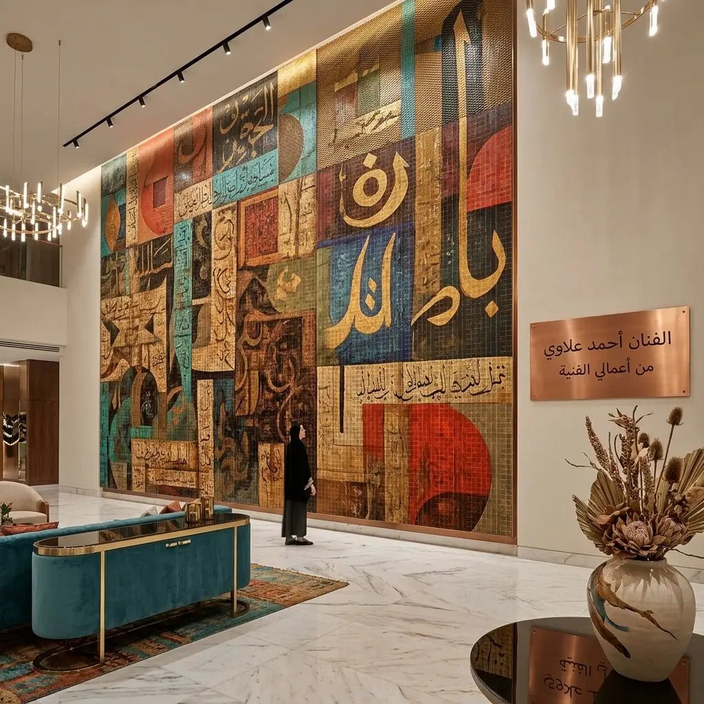 Acrylic Paintings — Dancing Figures & Arabic Calligraphymy art AllawiJust Art Gallery