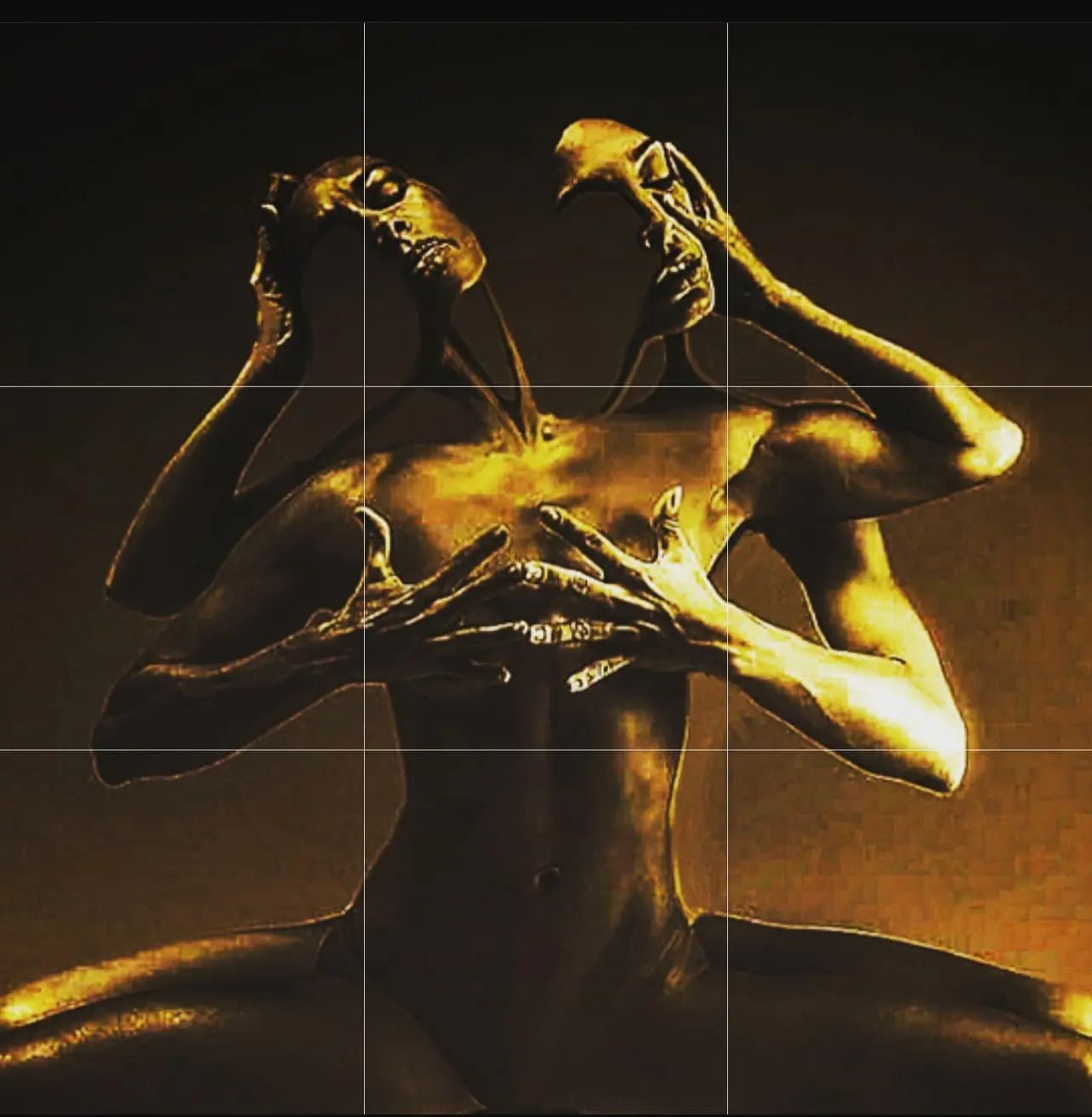 Acrylic Paintings — Dancing Figures & Arabic Calligraphymy art AllawiJust Art Gallery