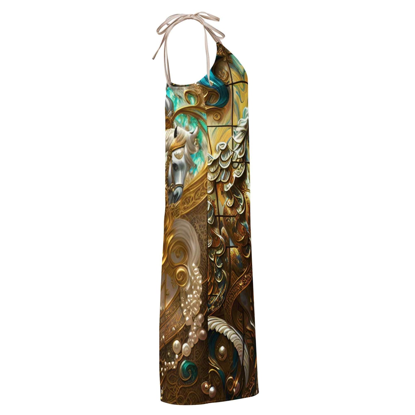 Ahmed Allawi — Art Print Midi Dress | Wearable Artmy art Allawimy art Allawi