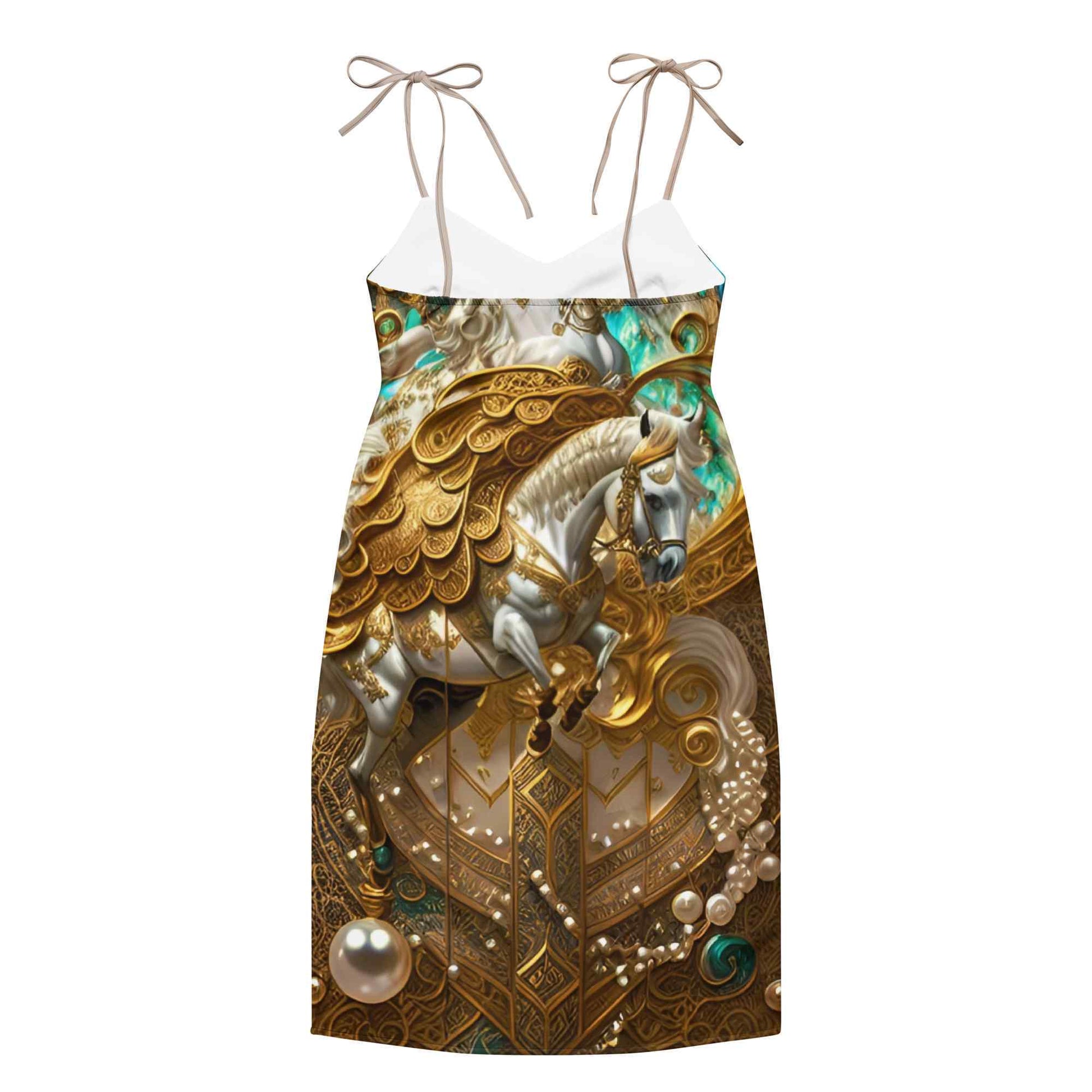 Ahmed Allawi — Art Print Midi Dress | Wearable Artmy art Allawimy art Allawi