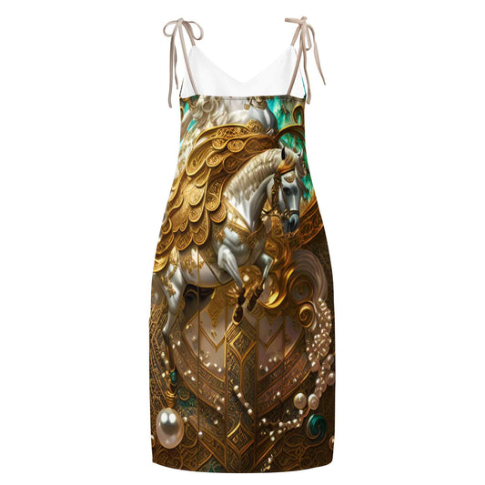 Ahmed Allawi — Art Print Midi Dress | Wearable Artmy art Allawimy art Allawi