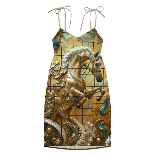 Ahmed Allawi — Art Print Midi Dress | Wearable Artmy art Allawimy art Allawi