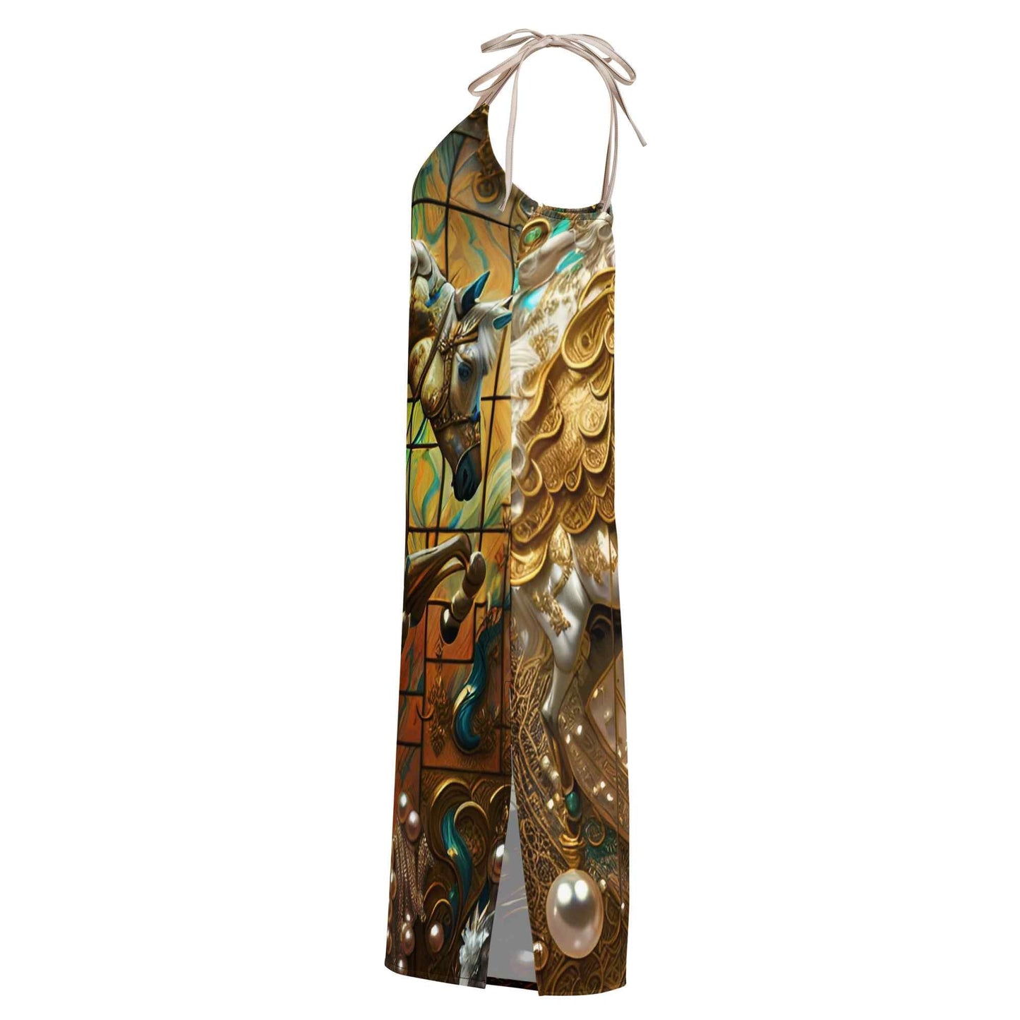 Ahmed Allawi — Art Print Midi Dress | Wearable Artmy art Allawimy art Allawi