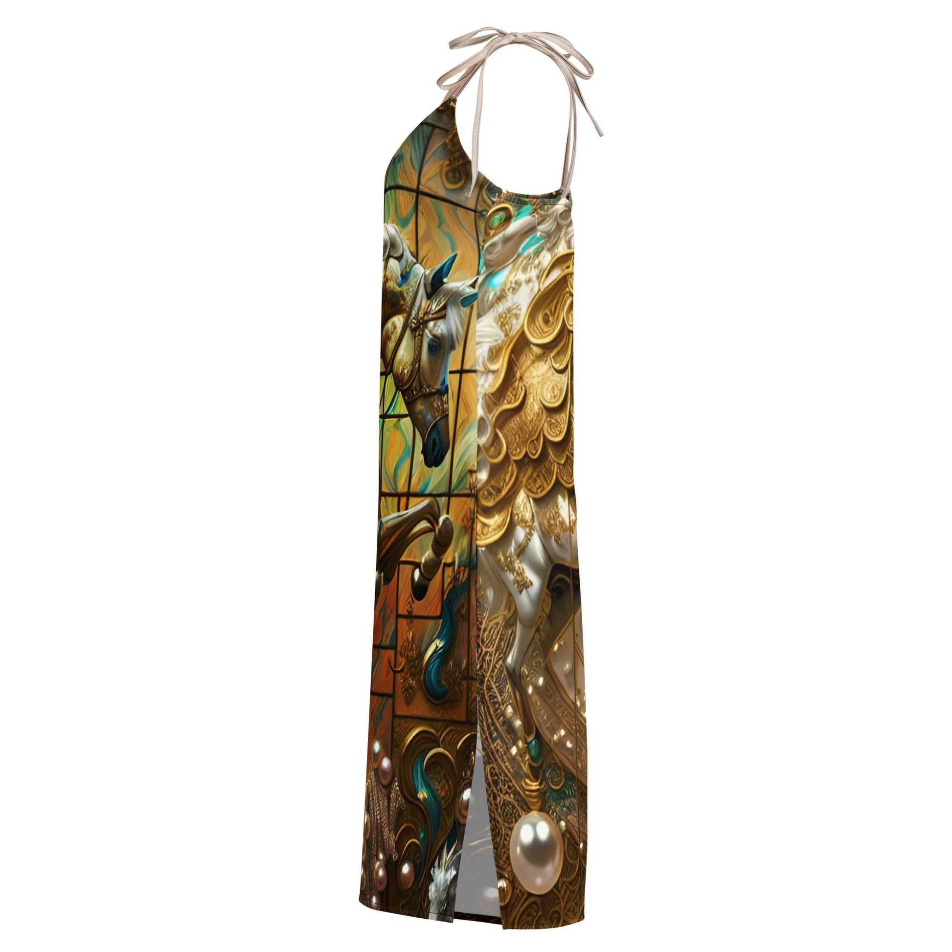 Ahmed Allawi — Art Print Midi Dress | Wearable Artmy art Allawimy art Allawi