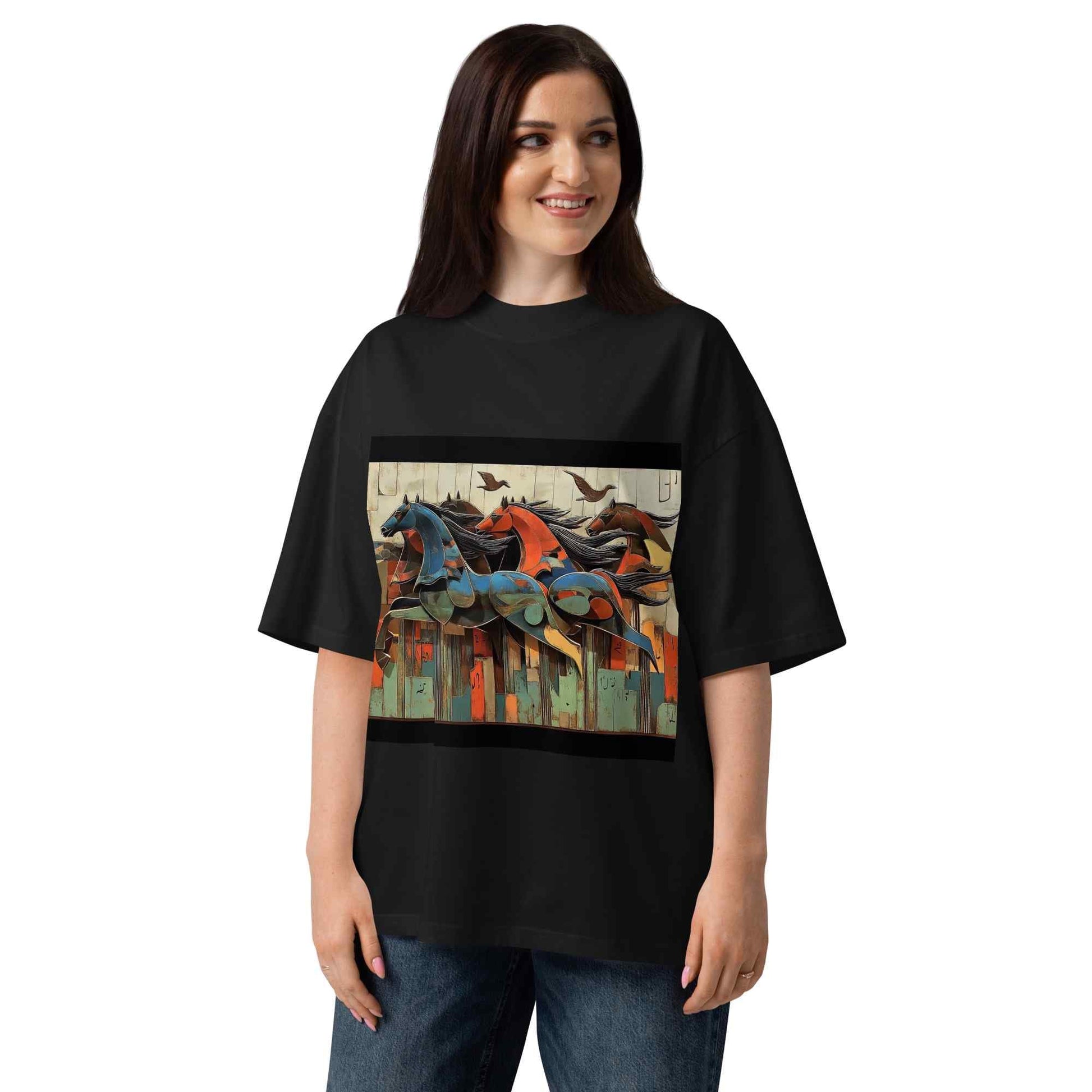 Ahmed Allawi — Wearable Art | Organic Oversized T-Shirtmy art Allawimy art Allawi