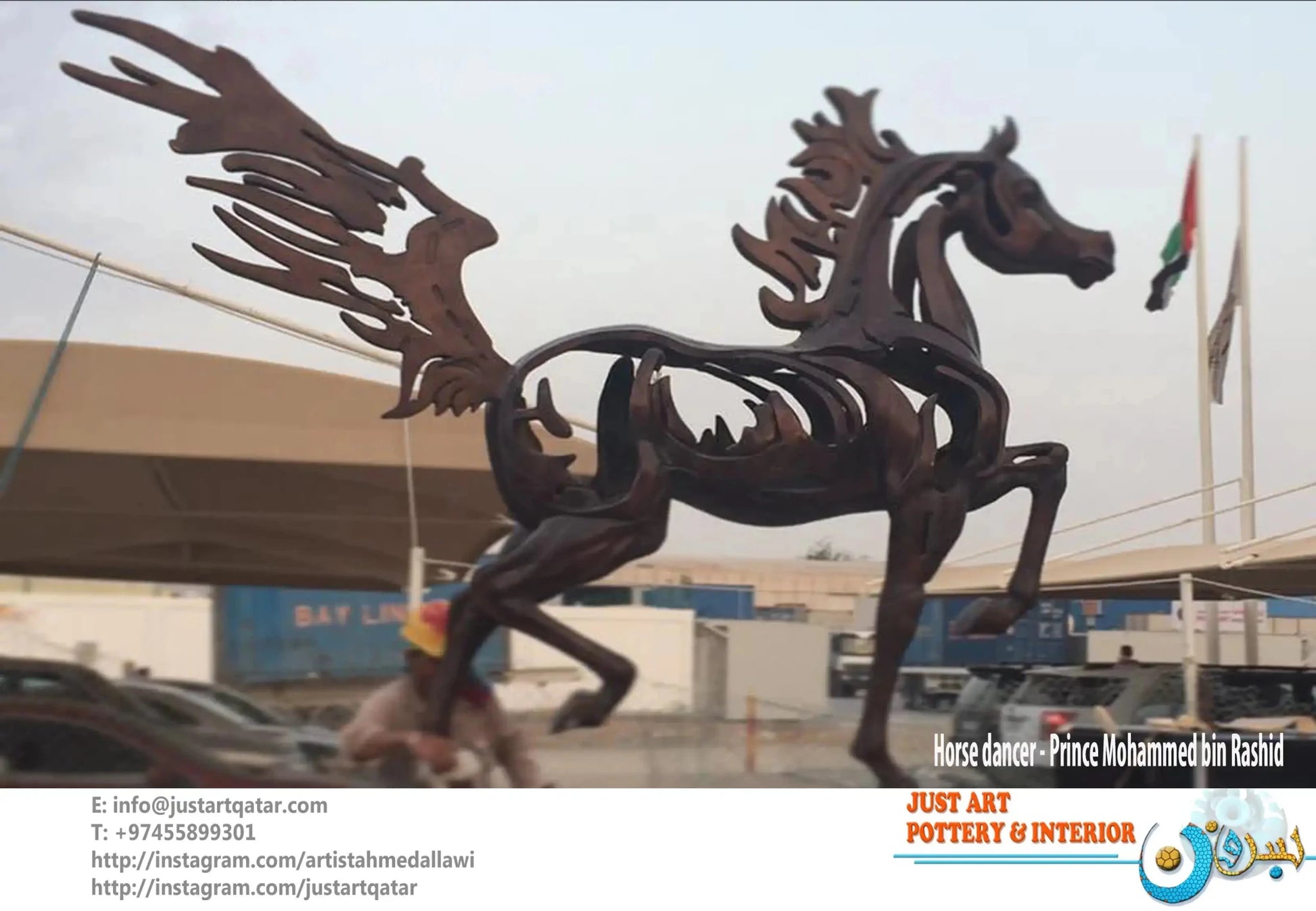 Arabian Spirit — Bronze Sculpturemy art AllawiJust Art Gallery