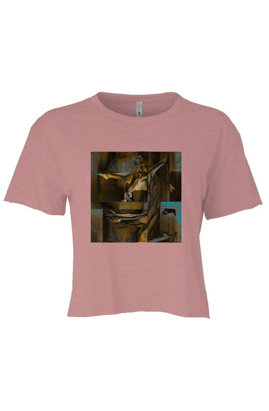 Arabic Art Crop Top — Festival Wearable Art | Ahmed Allawimy art AllawiApliiq
