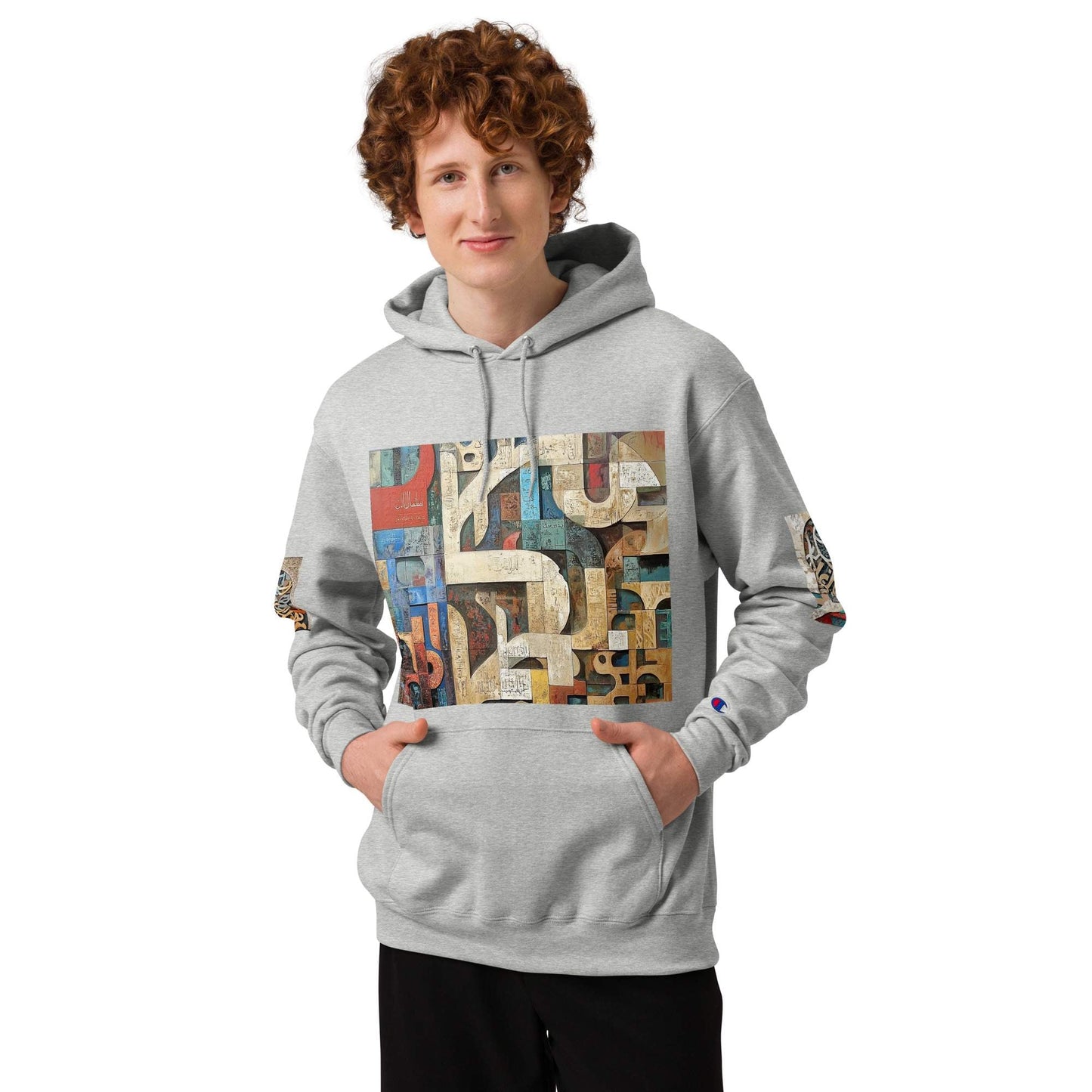 Arabic Calligraphy Art Hoodie — Wearable Art by Ahmed Allawi | Unisexmy art Allawimy art Allawi