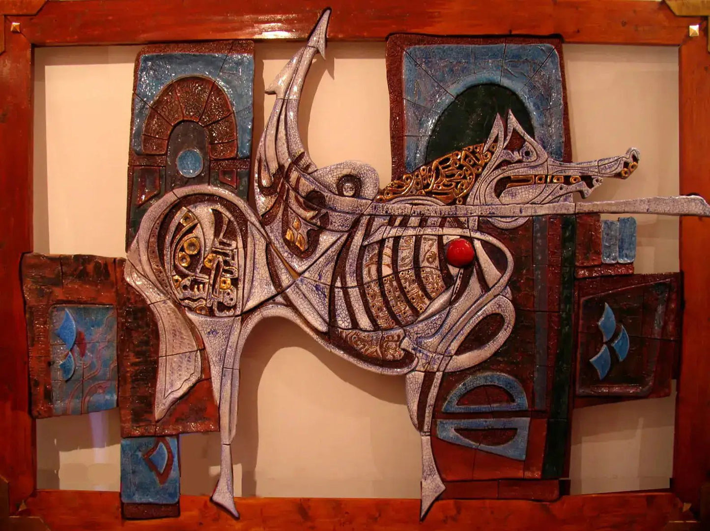 Bronze Sculpture — Horses & Arabic Calligraphy | Original Signed Artwork | Ahmed Allawimy art AllawiAhmed Allawi