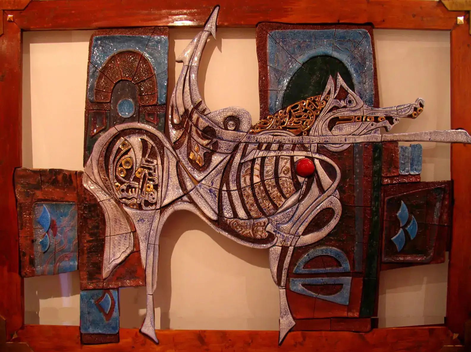 Bronze Sculpture — Horses & Arabic Calligraphy | Original Signed Artwork | Ahmed Allawimy art AllawiAhmed Allawi