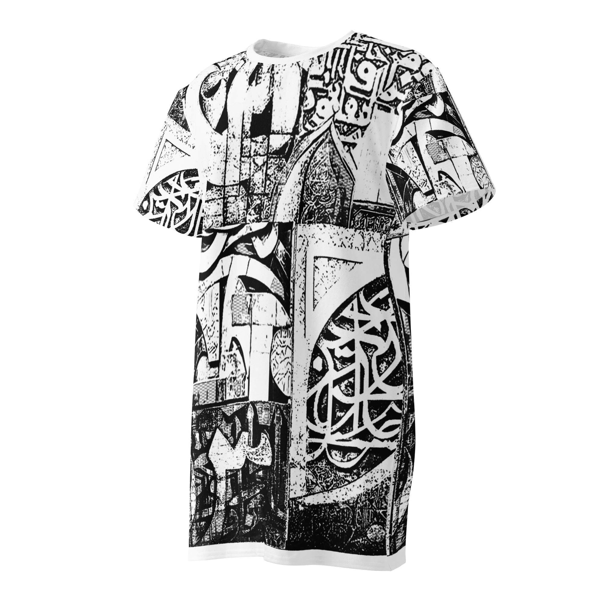 Cotton T-Shirt Dress — Dancing Horses, Daylight Editionmy art Allawimy art Allawi