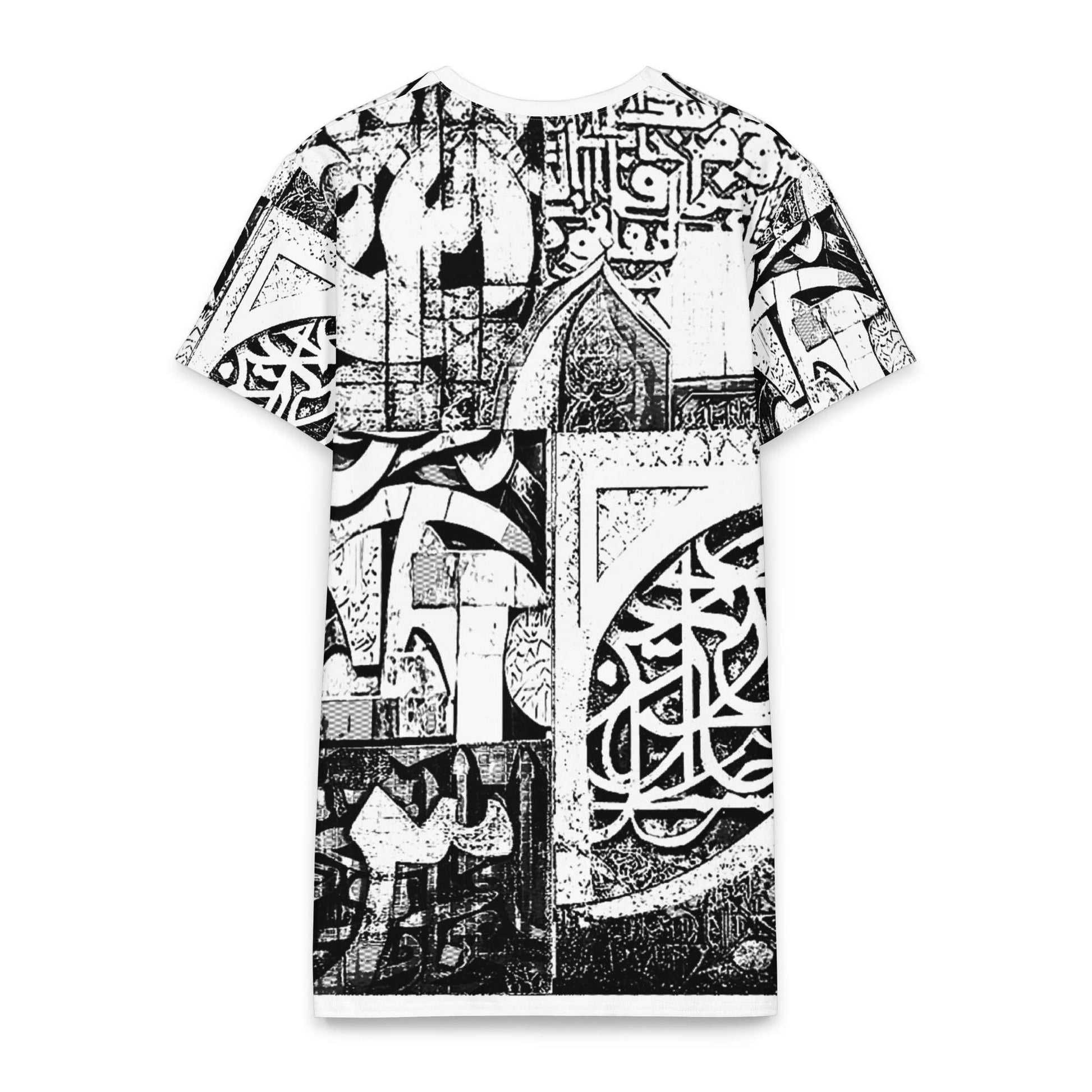 Cotton T-Shirt Dress — Dancing Horses, Daylight Editionmy art Allawimy art Allawi
