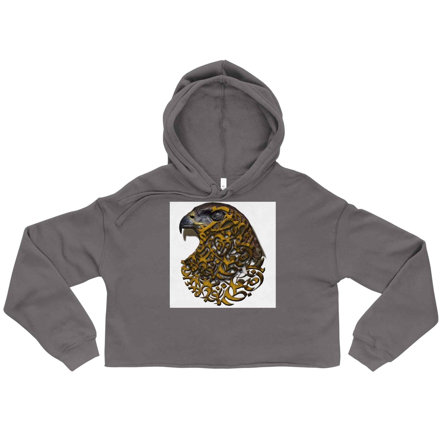 Crop Hoodie — Wearable Art by Ahmed Allawimy art Allawimy art Allawi