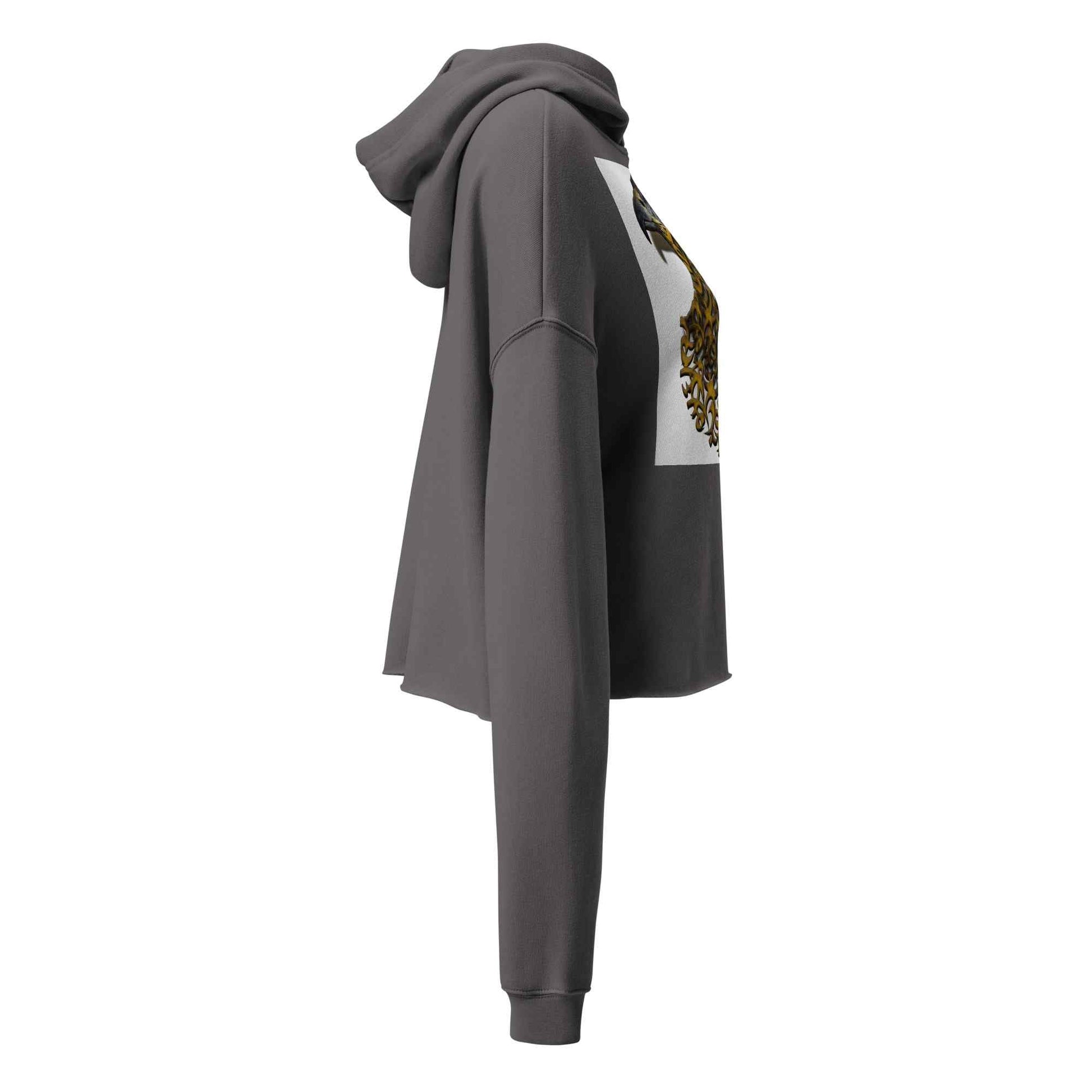 Crop Hoodie — Wearable Art by Ahmed Allawimy art Allawimy art Allawi