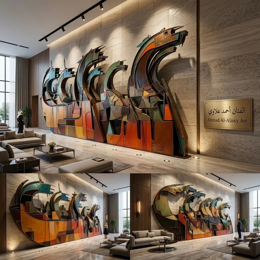 Execution Stages — Custom Orders by Ahmed Allawi | Just Artmy art AllawiJust Art — Ahmed Allawi