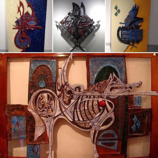 Handcrafted Ceramic Art — One-of-a-Kind Islamic Artwork | Ahmed Allawi | Doha Qatarmy art AllawiJust Art Gallery