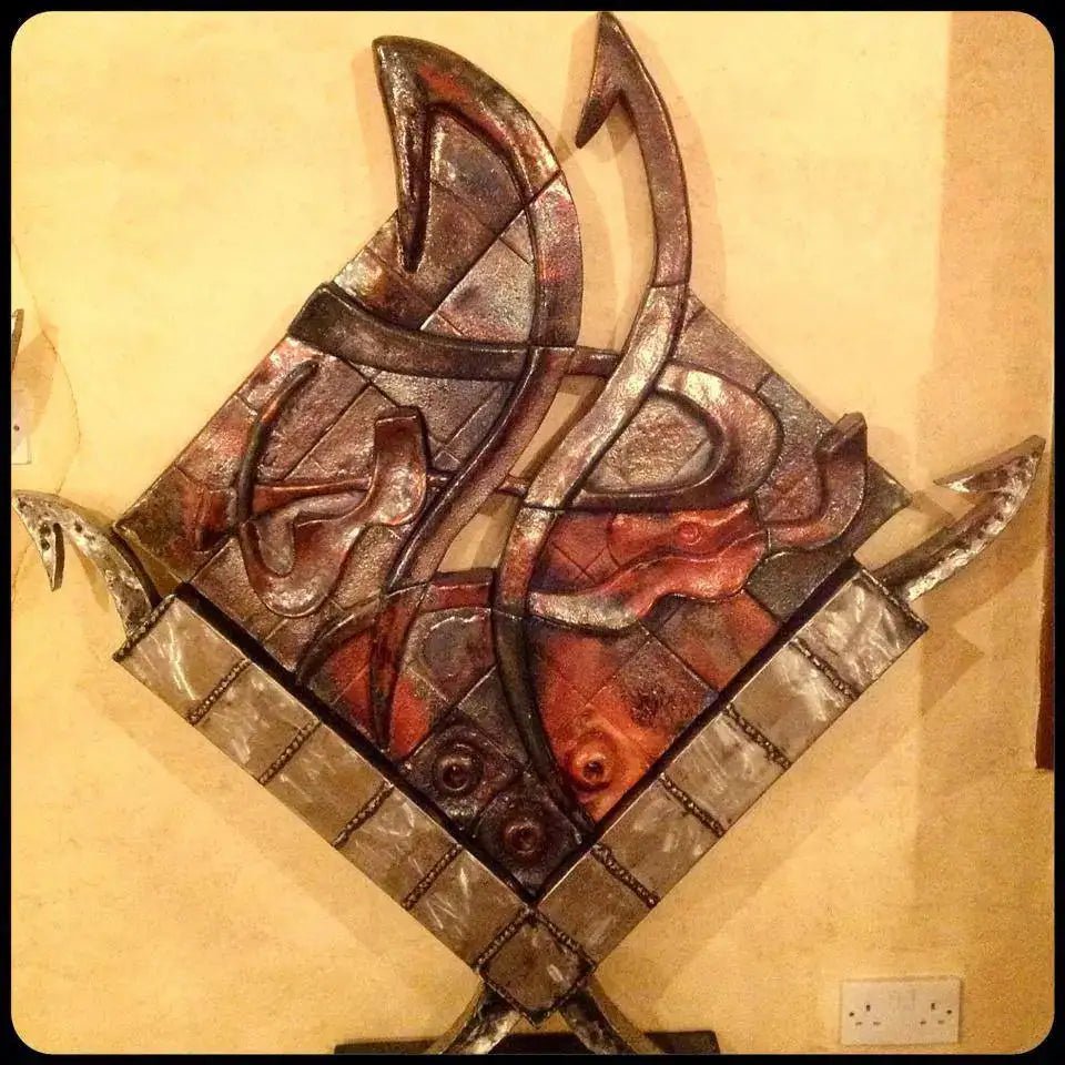 Handcrafted Ceramic Art — One-of-a-Kind Islamic Artwork | Ahmed Allawi | Doha Qatarmy art AllawiJust Art Gallery