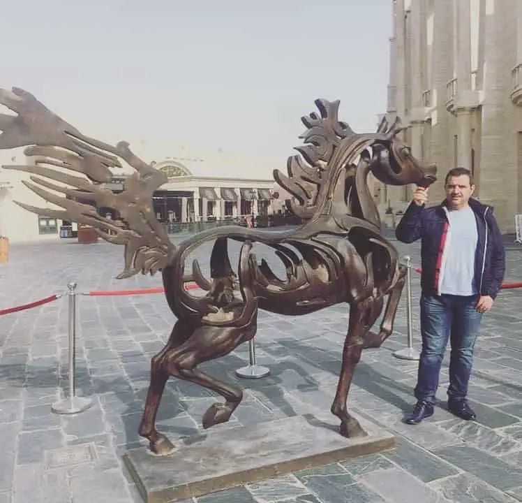Luxury Bronze Horse Sculpture — Islamic Art | Limited Edition | Ahmed Allawimy art AllawiArtist Ahmed Allawi