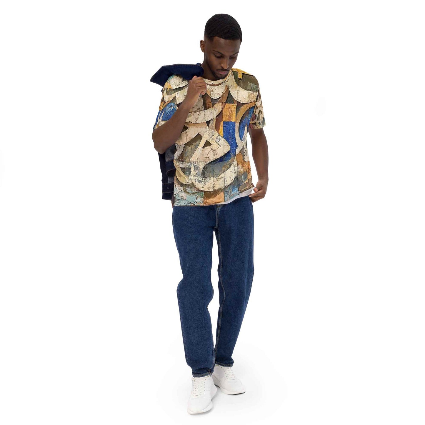 Men's Crew Neck T-Shirt — Wearable Art by Ahmed Allawimy art Allawimy art Allawi