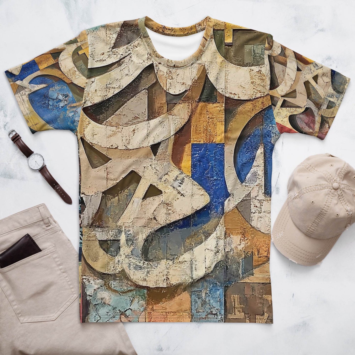 Men's Crew Neck T-Shirt — Wearable Art by Ahmed Allawimy art Allawimy art Allawi