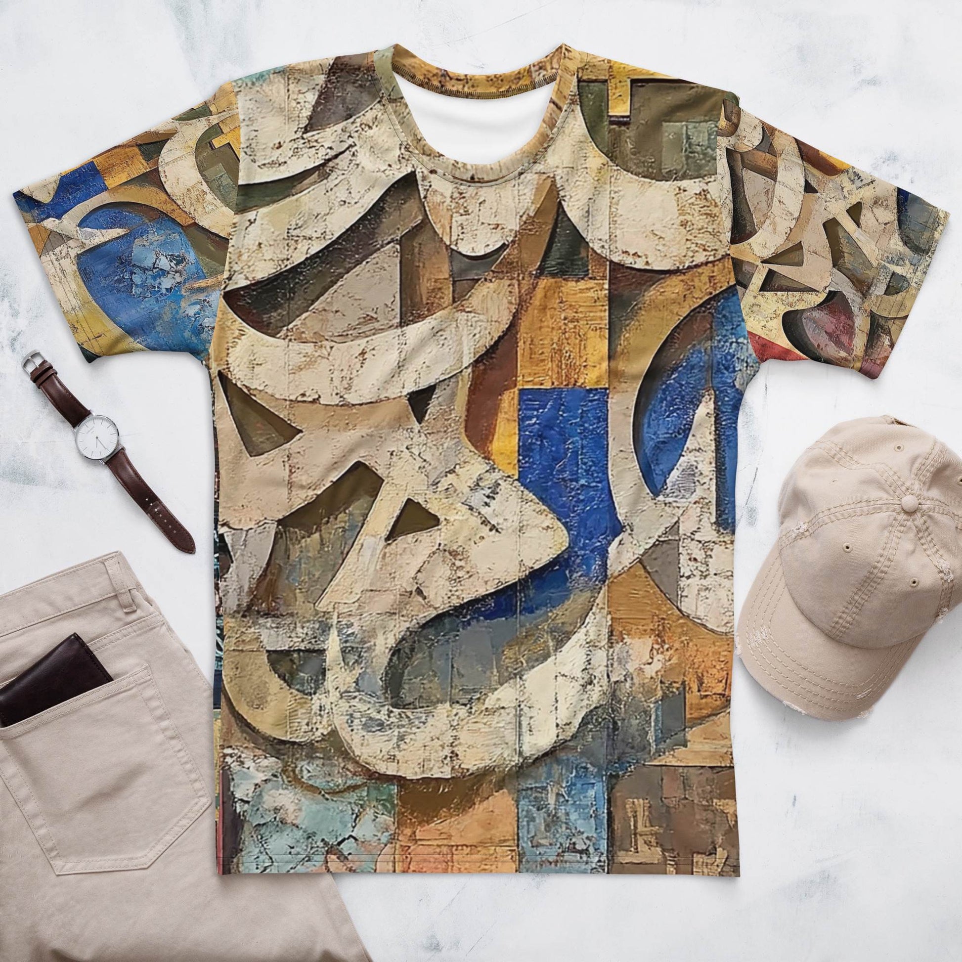 Men's Crew Neck T-Shirt — Wearable Art by Ahmed Allawimy art Allawimy art Allawi