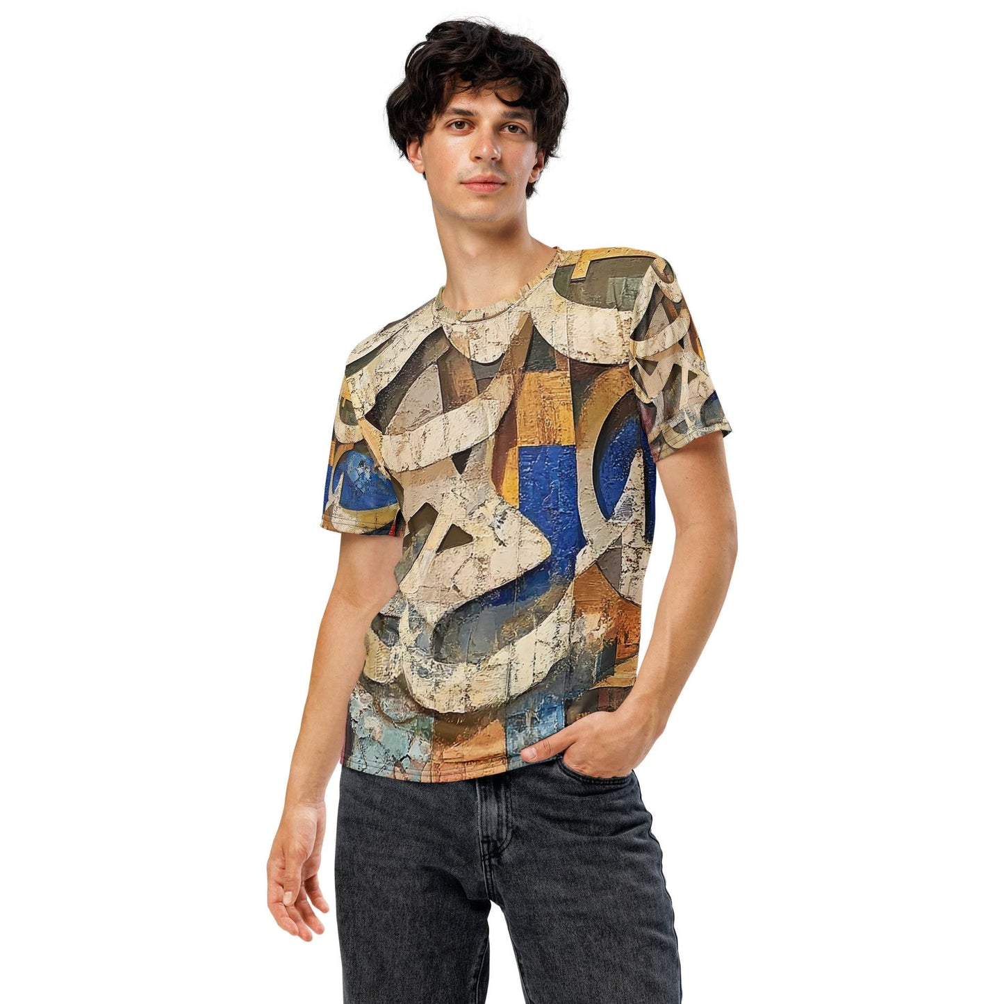 Men's Crew Neck T-Shirt — Wearable Art by Ahmed Allawimy art Allawimy art Allawi