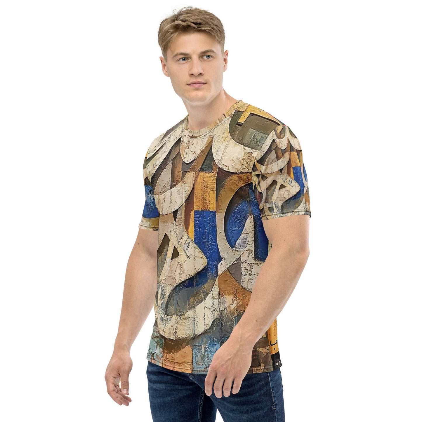 Men's Crew Neck T-Shirt — Wearable Art by Ahmed Allawimy art Allawimy art Allawi