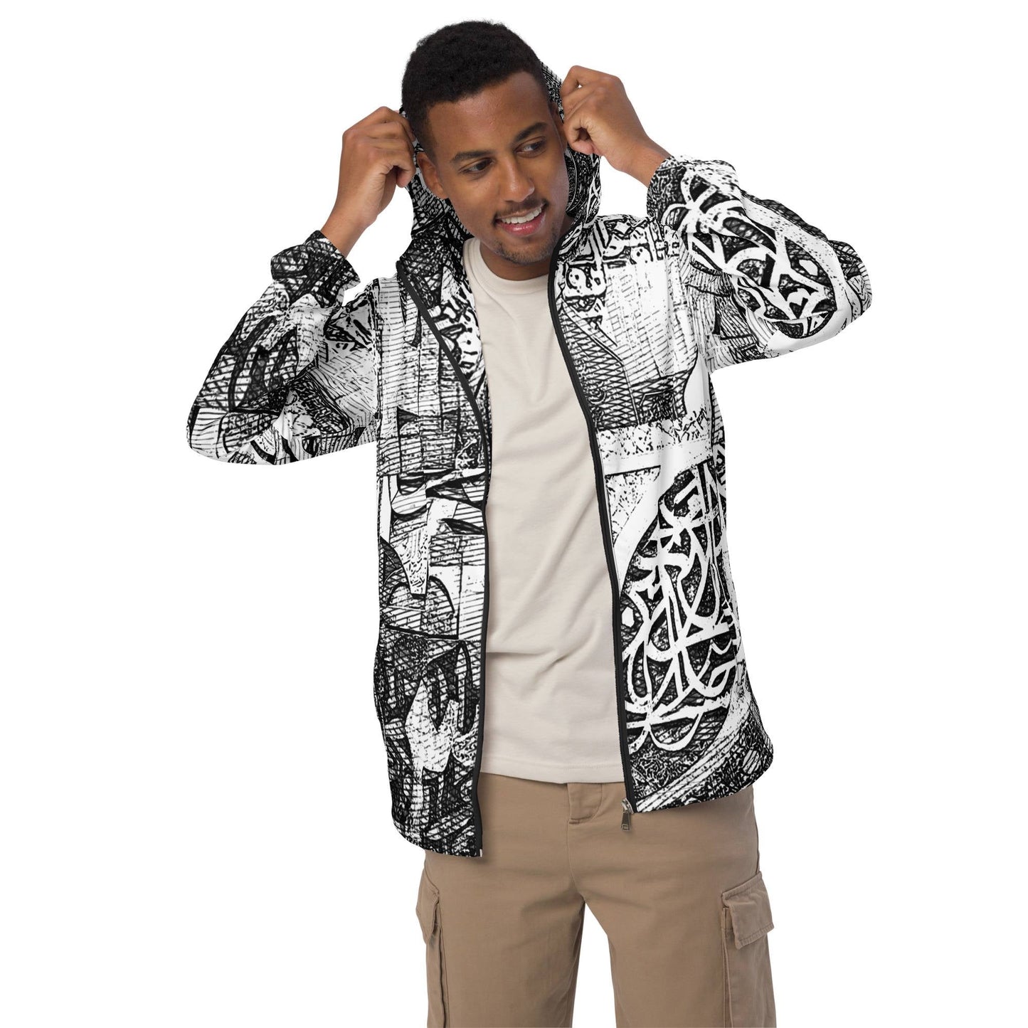 Men's Windbreaker — Wearable Art by Ahmed Allawimy art Allawimy art Allawi