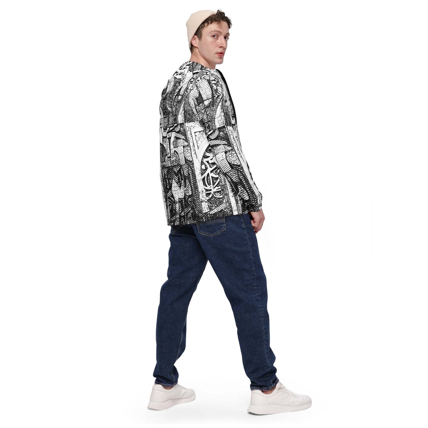 Men's Windbreaker — Wearable Art by Ahmed Allawimy art Allawimy art Allawi
