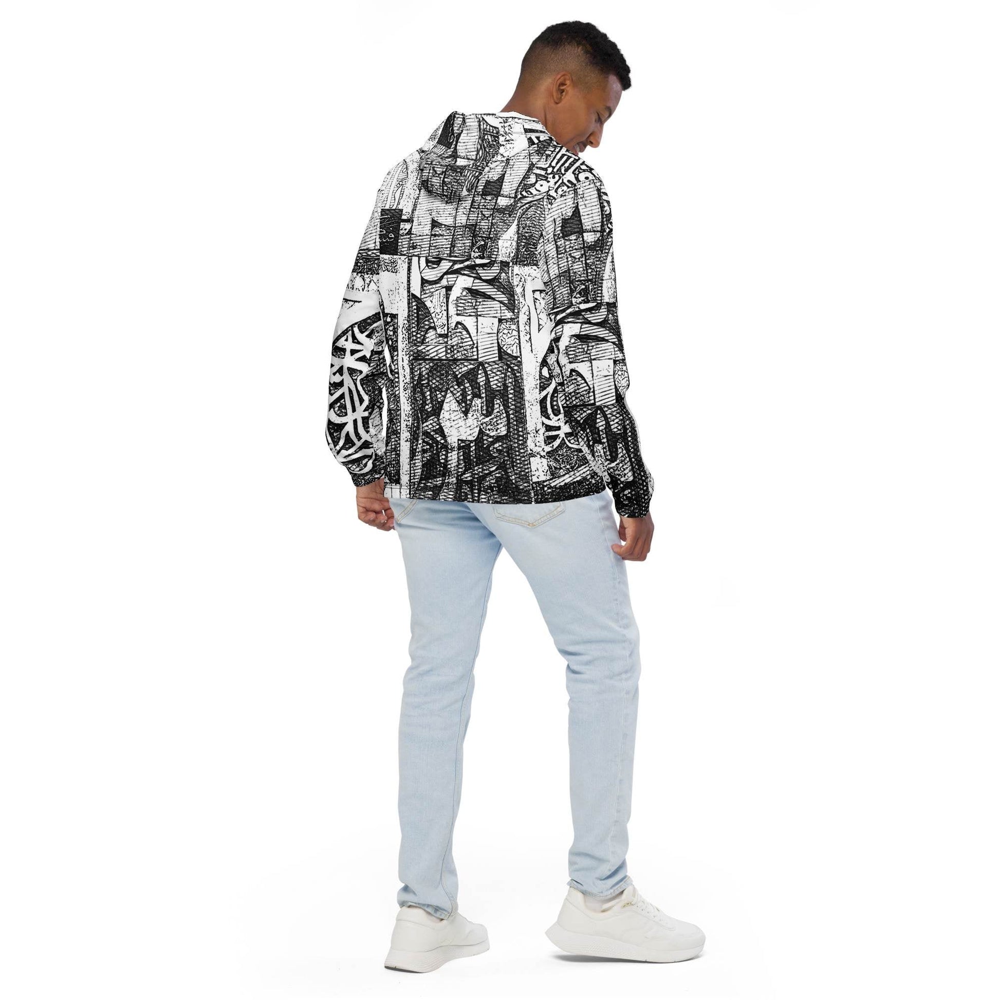 Men's Windbreaker — Wearable Art by Ahmed Allawimy art Allawimy art Allawi