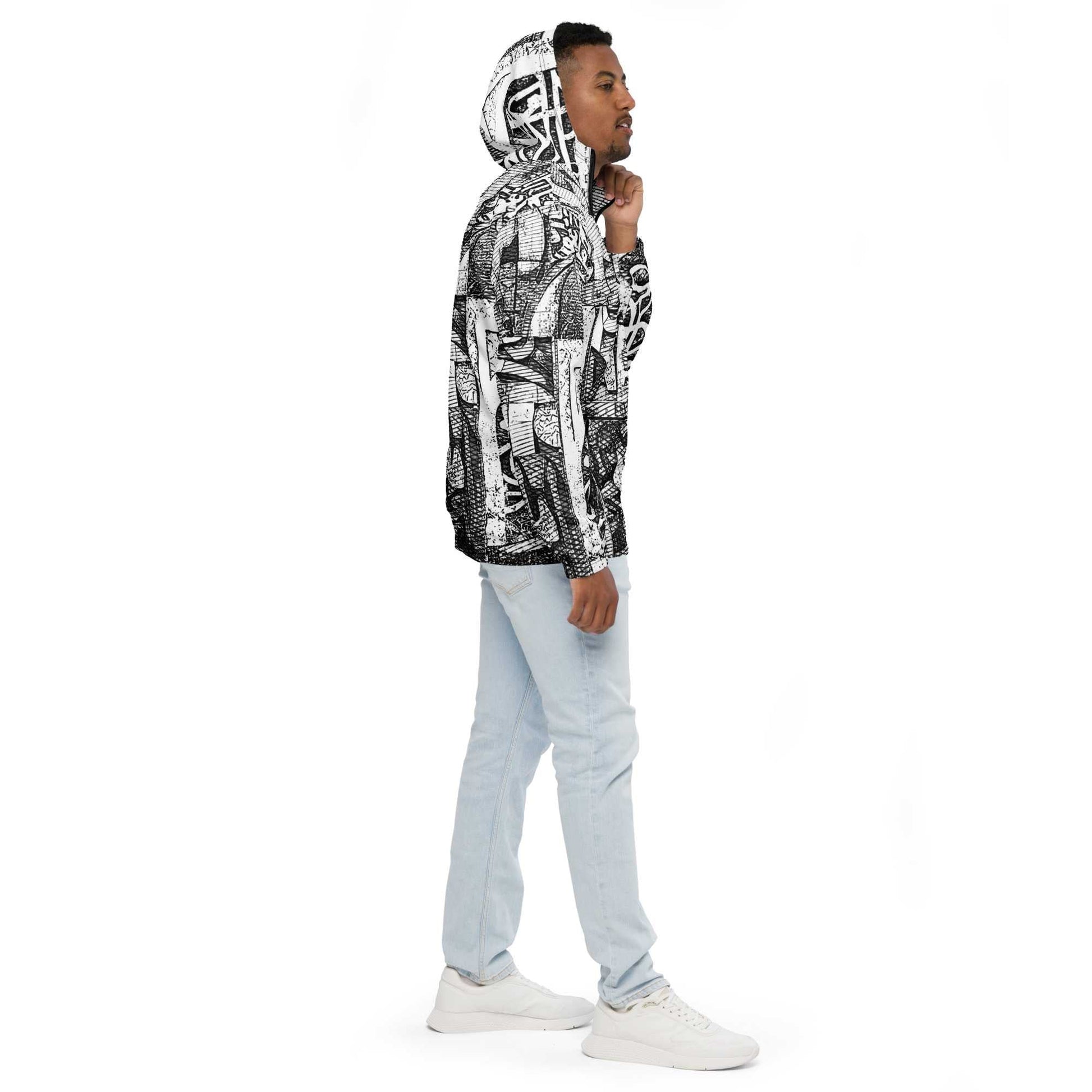 Men's Windbreaker — Wearable Art by Ahmed Allawimy art Allawimy art Allawi