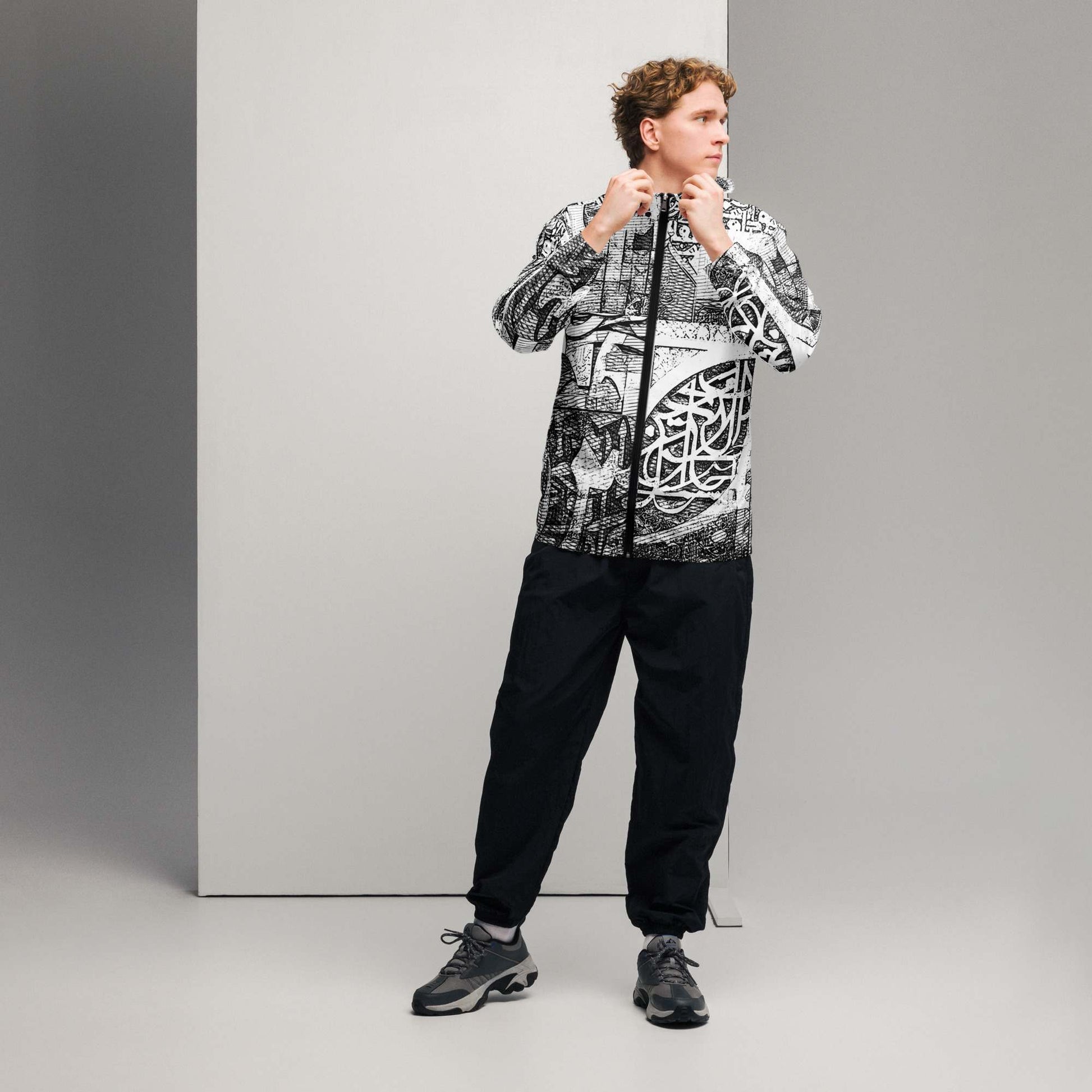 Men's Windbreaker — Wearable Art by Ahmed Allawimy art Allawimy art Allawi