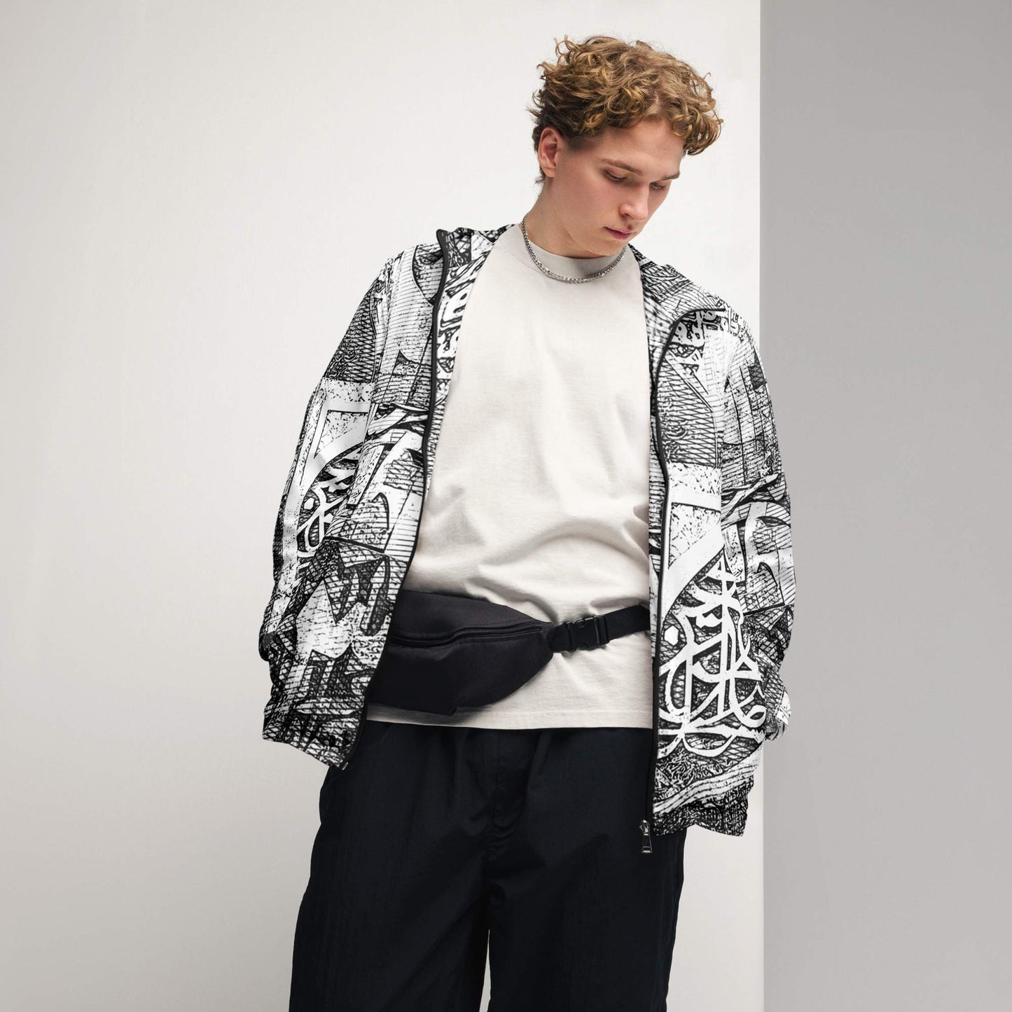 Men's Windbreaker — Wearable Art by Ahmed Allawimy art Allawimy art Allawi
