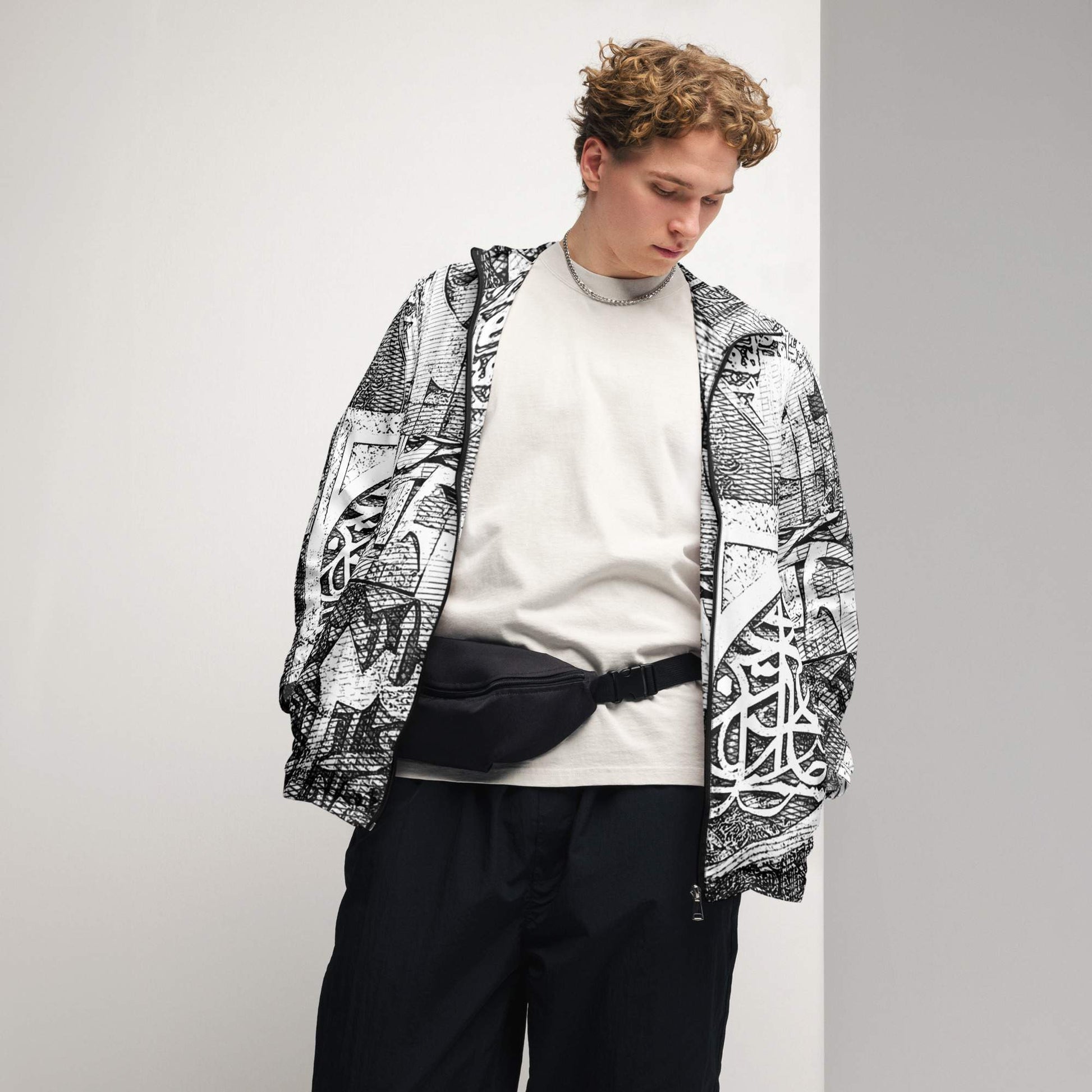 Men's Windbreaker — Wearable Art by Ahmed Allawimy art Allawimy art Allawi