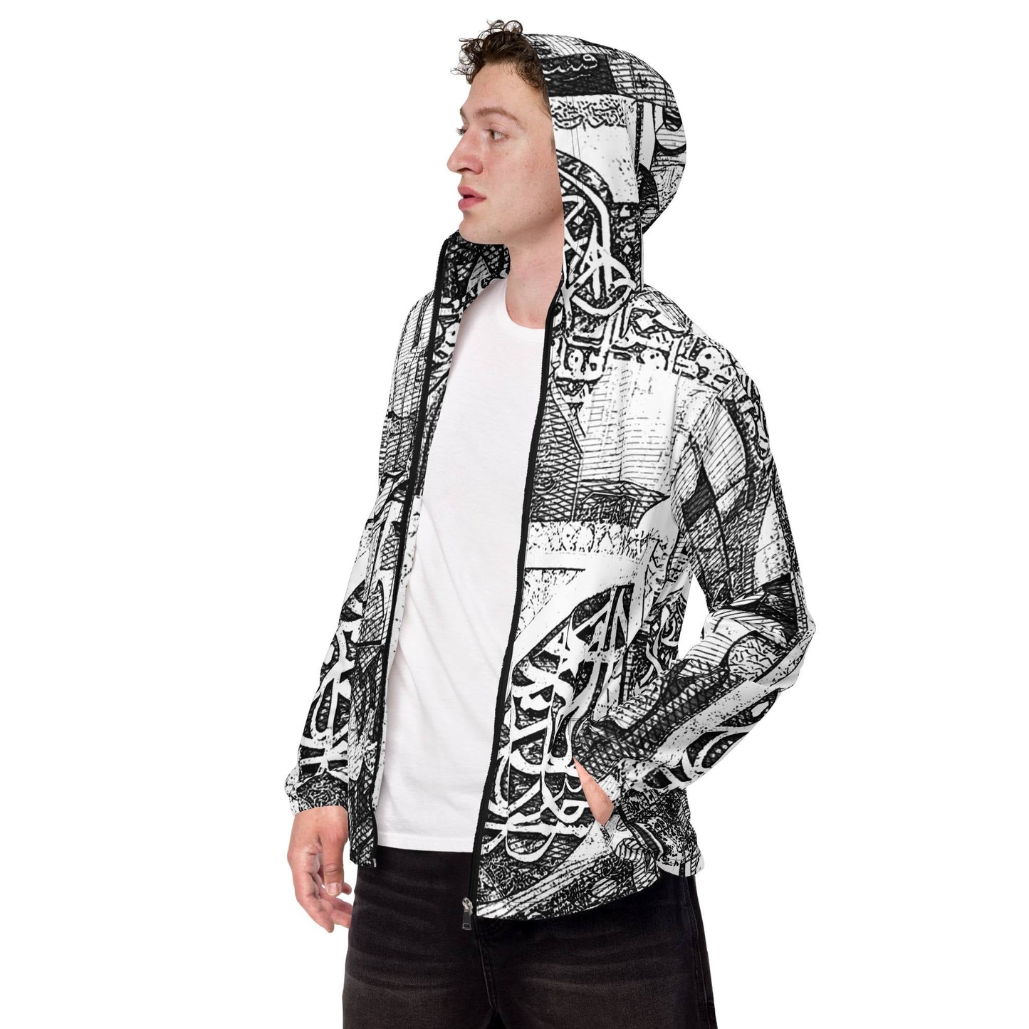 Men's Windbreaker — Wearable Art by Ahmed Allawimy art Allawimy art Allawi