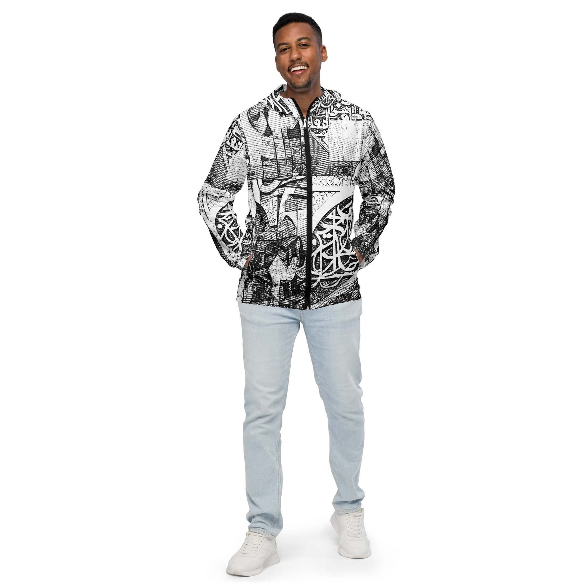 Men's Windbreaker — Wearable Art by Ahmed Allawimy art Allawimy art Allawi