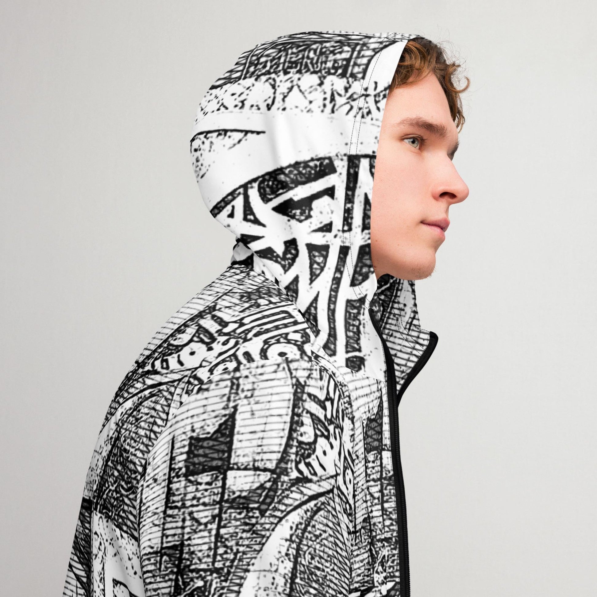 Men's Windbreaker — Wearable Art by Ahmed Allawimy art Allawimy art Allawi