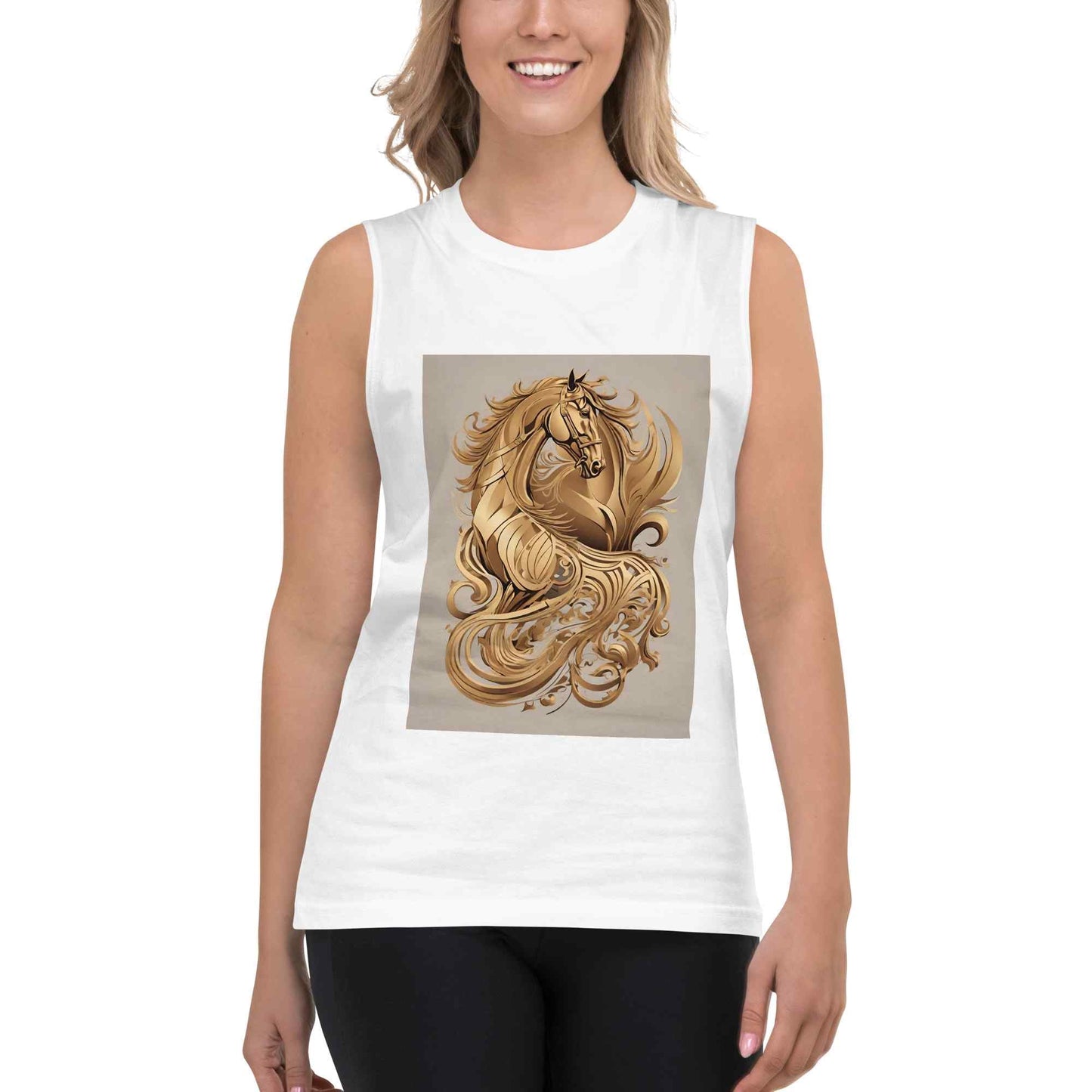 Muscle Shirt Dancing horsesmy art Allawimy art Allawi