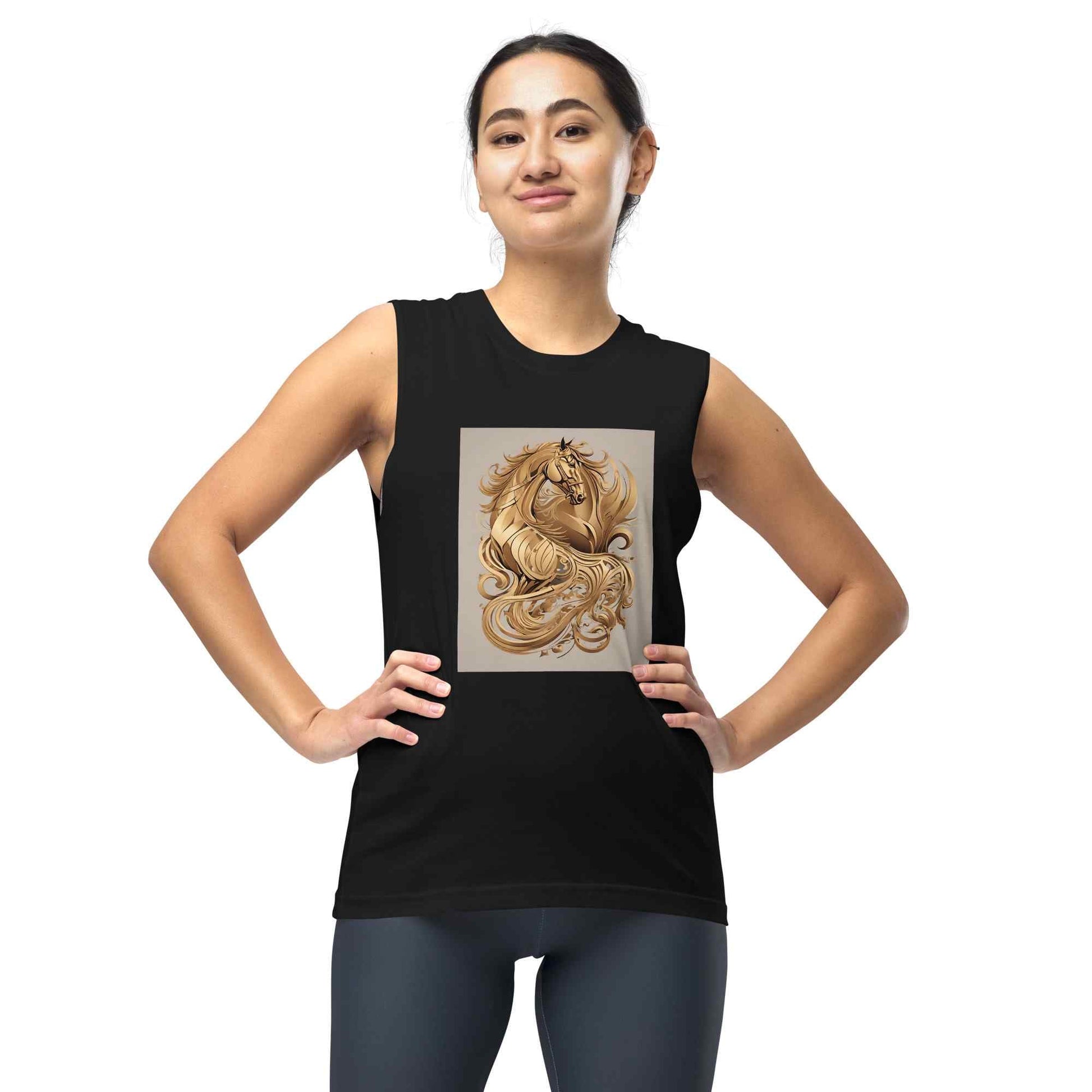 Muscle Shirt Dancing horsesmy art Allawimy art Allawi