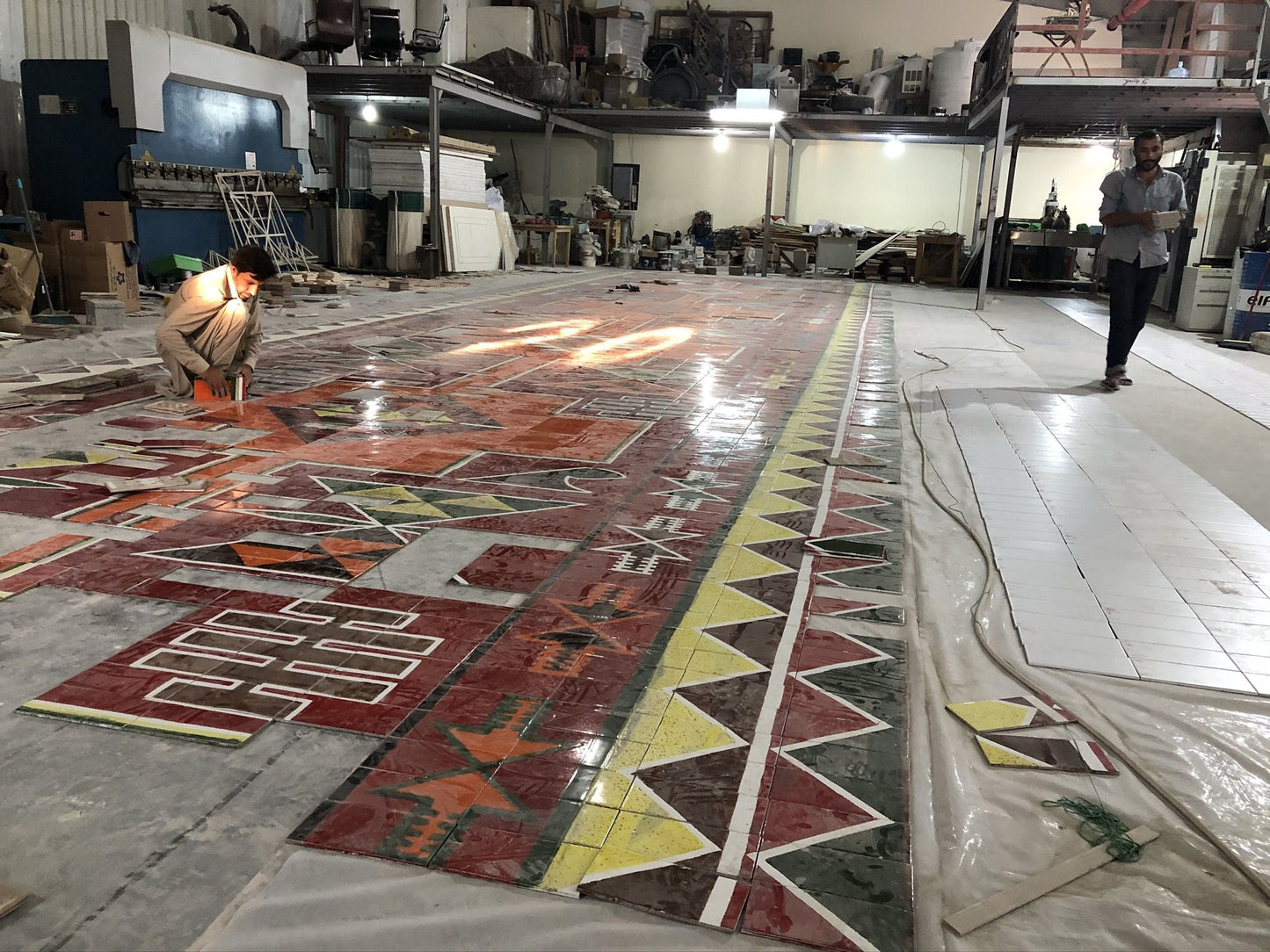 Passport Tunnel Decoration Project — Qatarmy art AllawiJust Art Allawi