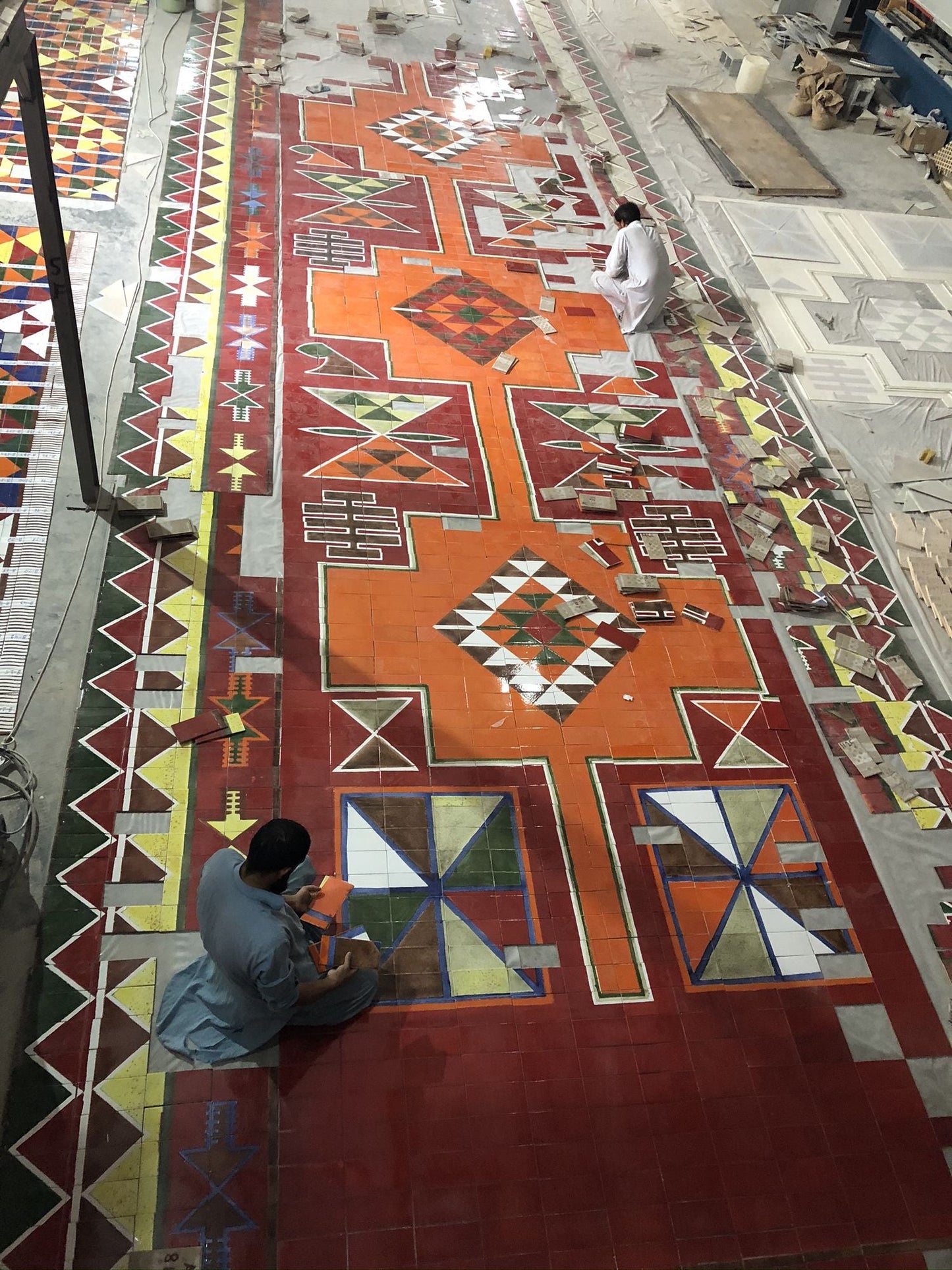 Passport Tunnel Decoration Project — Qatarmy art AllawiJust Art Allawi